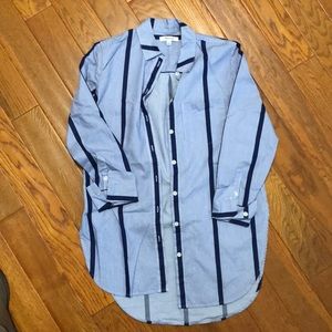 Madewell tunic button down